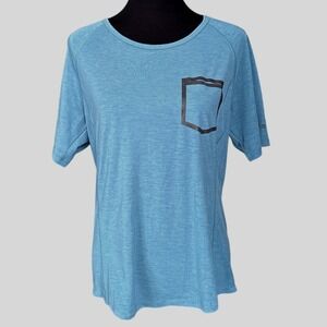 Giro Venture Short Sleeve Harbor Blue Jersey, Large, Cycling Jersey, Wool Blend